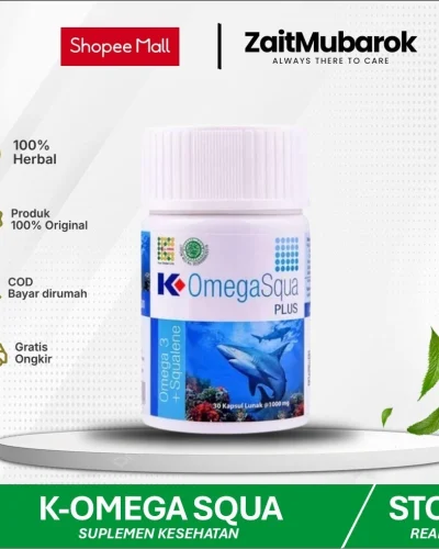 Minyak Ikan Salmon K-LINK OMEGA SQUA PLUS