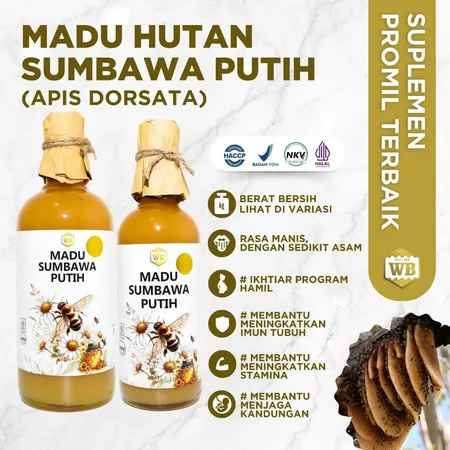 Madu Sumbawa Putih WB Wild Bee