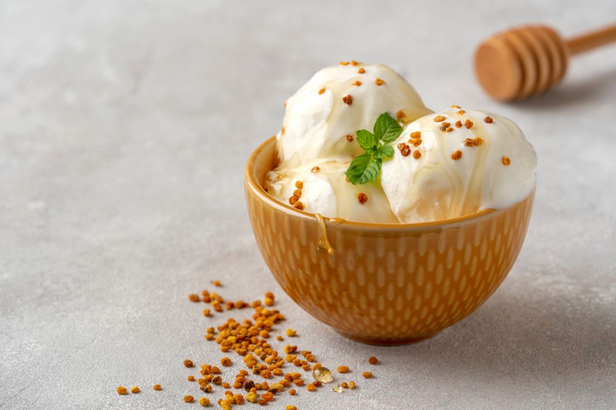 Resep es krim madu